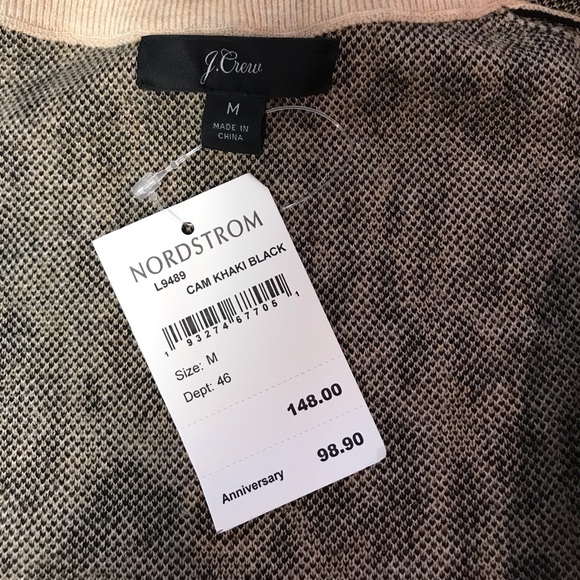 j crew leopard bomber